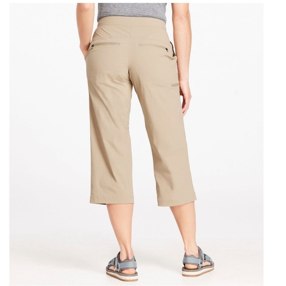 L.L. Bean Water -Repellant Comfort Trail Pants Mid-Rise Cropped Pants - Picture 14 of 14